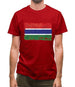 The Gambia Grunge Style Flag Mens T-Shirt