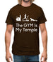 The Gym Is My Temple Mens T-Shirt