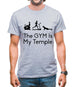 The Gym Is My Temple Mens T-Shirt