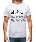 The Gym Is My Temple Mens T-Shirt