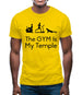 The Gym Is My Temple Mens T-Shirt