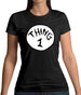 Dressdown Thing 1 Womens T-Shirt