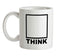 Think Outside The Box Ceramic Mug