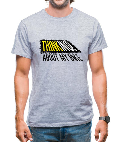 Thinking About My Bike Mens T-Shirt