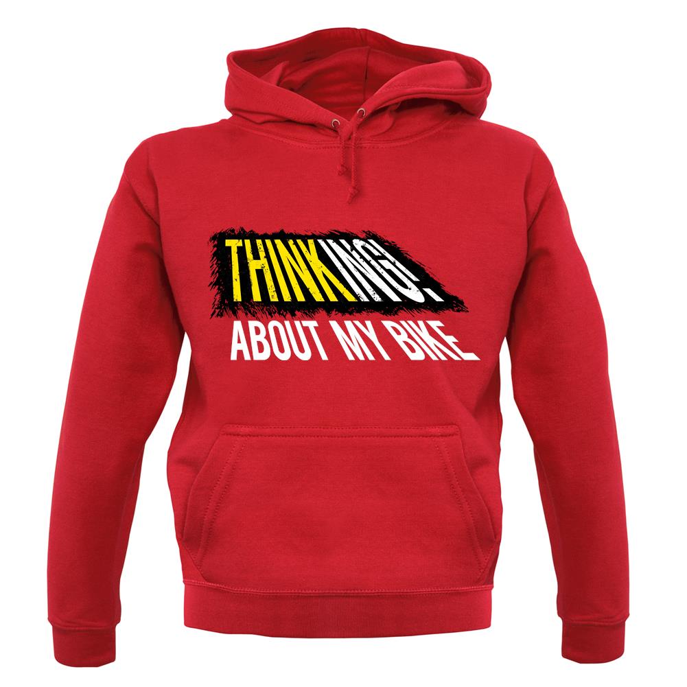 Thinking About My Bike unisex hoodie