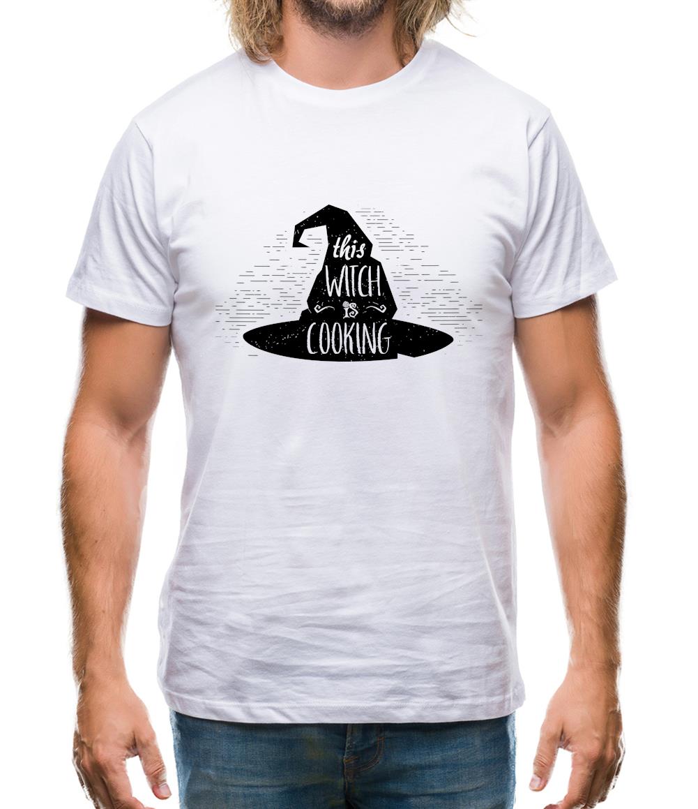 The Witch Is Cooking Mens T-Shirt
