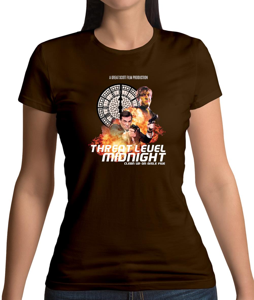 Threat Level Midnight Womens T-Shirt