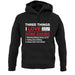 Three Things I Love Nearly As Much As Baking unisex hoodie