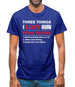 Three Things I Love Nearly As Much As Baking Mens T-Shirt