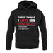 Three Things I Love Nearly As Much As Ballet unisex hoodie