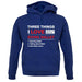 Three Things I Love Nearly As Much As Ballet unisex hoodie