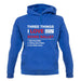 Three Things I Love Nearly As Much As Ballet unisex hoodie