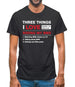 Three Things I Love Nearly As Much As BMX Mens T-Shirt