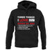 Three Things I Love Nearly As Much As BMX unisex hoodie