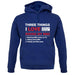 Three Things I Love Nearly As Much As BMX unisex hoodie