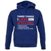 Three Things I Love Nearly As Much As Cycling unisex hoodie