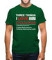 Three Things I Love Nearly As Much As Cyclocross Mens T-Shirt