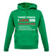 Three Things I Love Nearly As Much As Cyclocross unisex hoodie