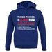 Three Things I Love Nearly As Much As Cyclocross unisex hoodie