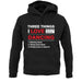 Three Things I Love Nearly As Much As Dancing unisex hoodie