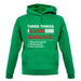 Three Things I Love Nearly As Much As Gaming unisex hoodie