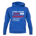 Three Things I Love Nearly As Much As Gaming unisex hoodie
