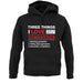 Three Things I Love Nearly As Much As Gymnastics unisex hoodie
