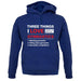 Three Things I Love Nearly As Much As Gymnastics unisex hoodie
