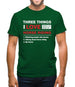 Three Things I Love Nearly As Much As Horse Riding Mens T-Shirt