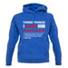 Three Things I Love Nearly As Much As Horse Riding unisex hoodie