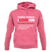 Three Things I Love Nearly As Much As Netball unisex hoodie