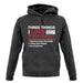 Three Things I Love Nearly As Much As Netball unisex hoodie