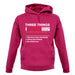 Three Things I Love Nearly As Much As Netball unisex hoodie