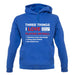 Three Things I Love Nearly As Much As Netball unisex hoodie