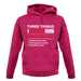Three Things I Love Nearly As Much As Riding My Bike Unisex Hoodie