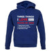 Three Things I Love Nearly As Much As Riding My Bike Unisex Hoodie