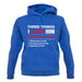 Three Things I Love Nearly As Much As Riding My Bike Unisex Hoodie