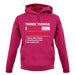 Three Things I Love Nearly As Much As Rowing Unisex Hoodie