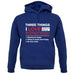 Three Things I Love Nearly As Much As Rugby Unisex Hoodie