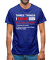 Three Things I Love Nearly As Much As Rugby Mens T-Shirt