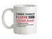 Three Things I Love Nearly As Much As Rugby Ceramic Mug