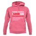 Three Things I Love Nearly As Much As Skateboarding Unisex Hoodie