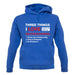 Three Things I Love Nearly As Much As Skateboarding Unisex Hoodie