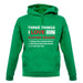 Three Things I Love Nearly As Much As Squash Unisex Hoodie