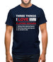 Three Things I Love Nearly As Much As Squash Mens T-Shirt