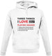 Three Things I Love Nearly As Much As Squash Unisex Hoodie