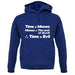 Time Equals The Root Of All Evil unisex hoodie