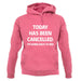 Today Has Been Cancelled unisex hoodie