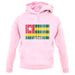 Togo Barcode Style Flag unisex hoodie
