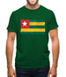 Togo Grunge Style Flag Mens T-Shirt